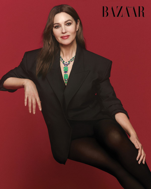 Monica Bellucci Featured in Harper