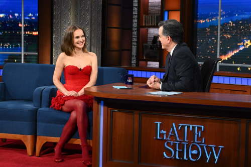 Natalie Portman at Late Night with Stephen Colbert, May 2025 1