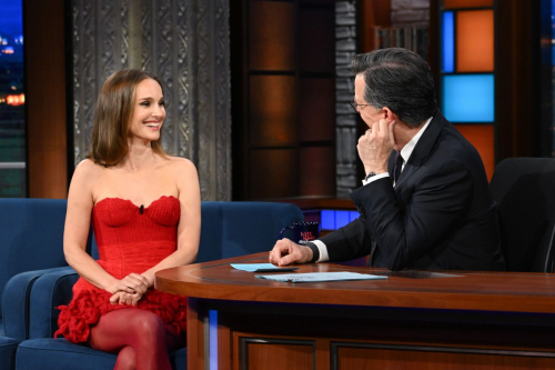 Natalie Portman at Late Night with Stephen Colbert, May 2025 2