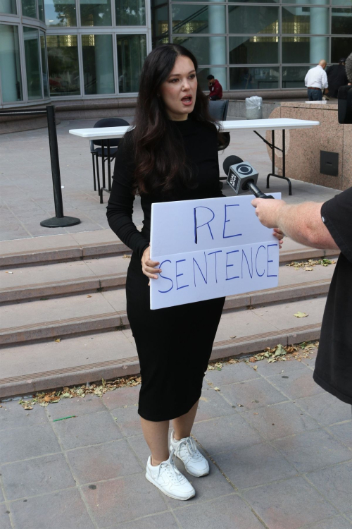 Natasha Blasick Outside Courthouse Hearing, May 2025 3