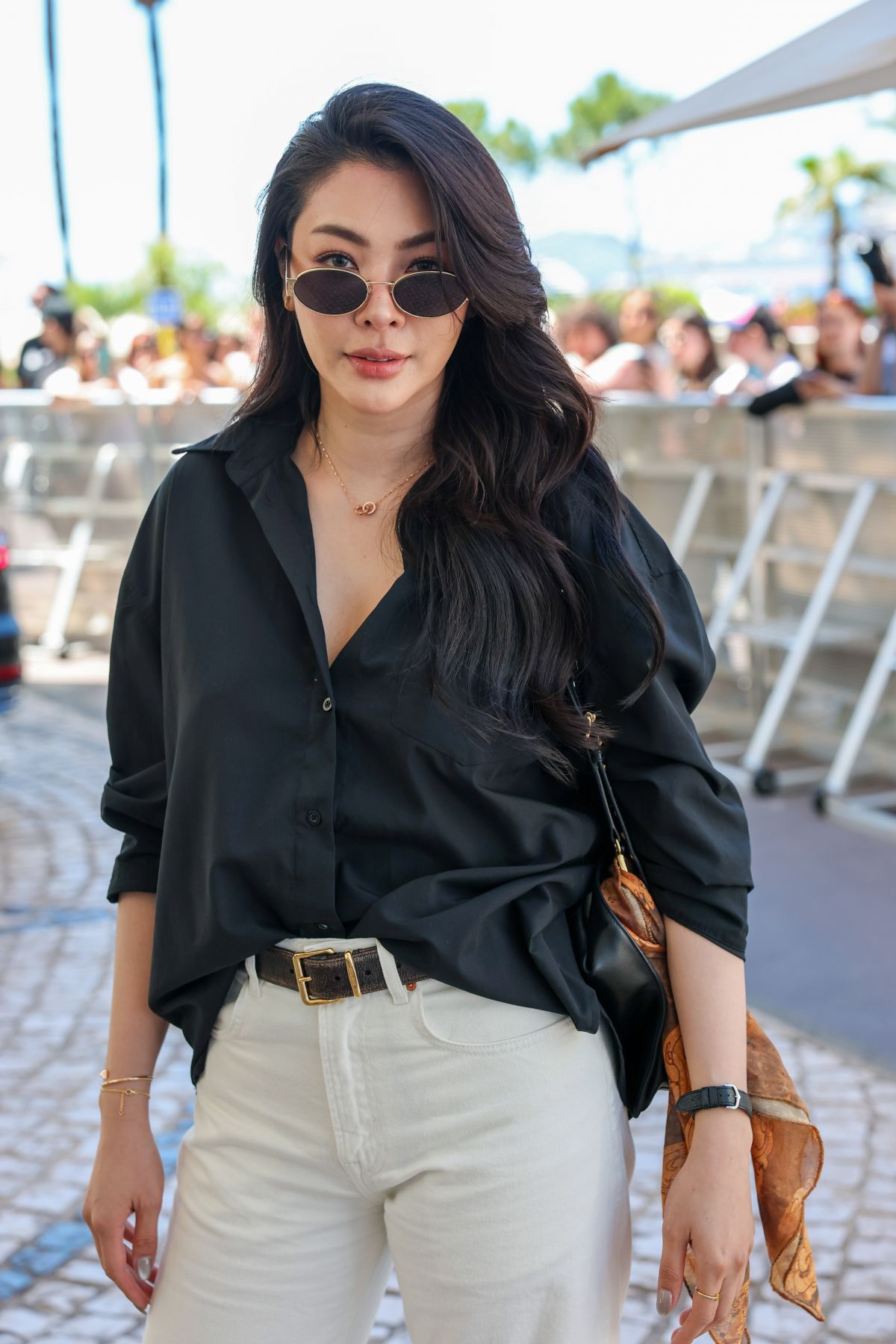 Peraya Malisorn Leaves Hotel Martinez Cannes, May 2025