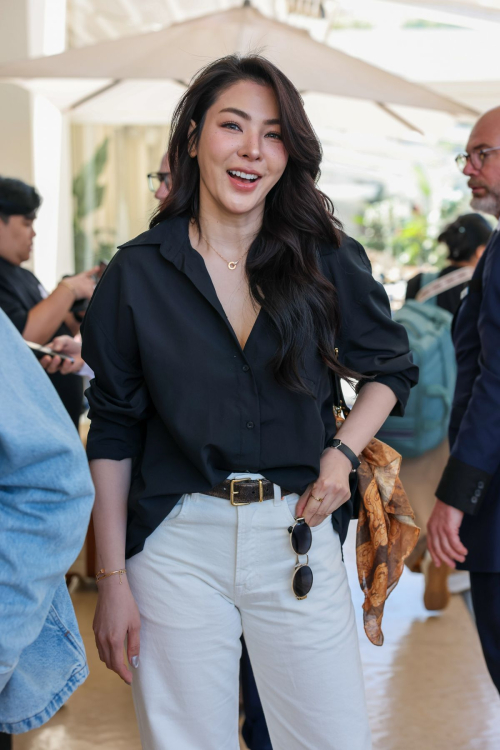 Peraya Malisorn Leaves Hotel Martinez Cannes, May 2025 3