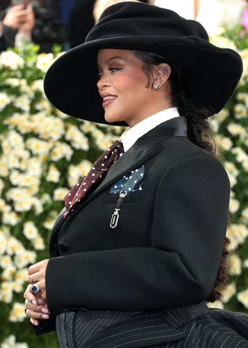 Pregnant Rihanna at 2025 Met Gala Celebrating Superfine, May 2025 2