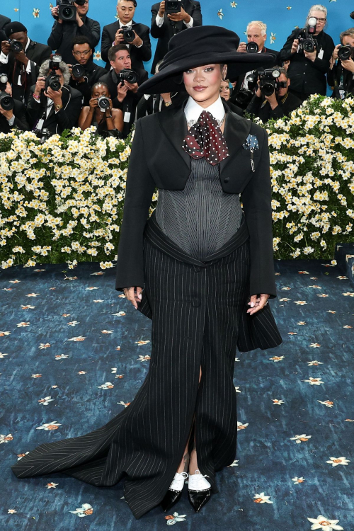 Pregnant Rihanna at 2025 Met Gala Celebrating Superfine, May 2025 4