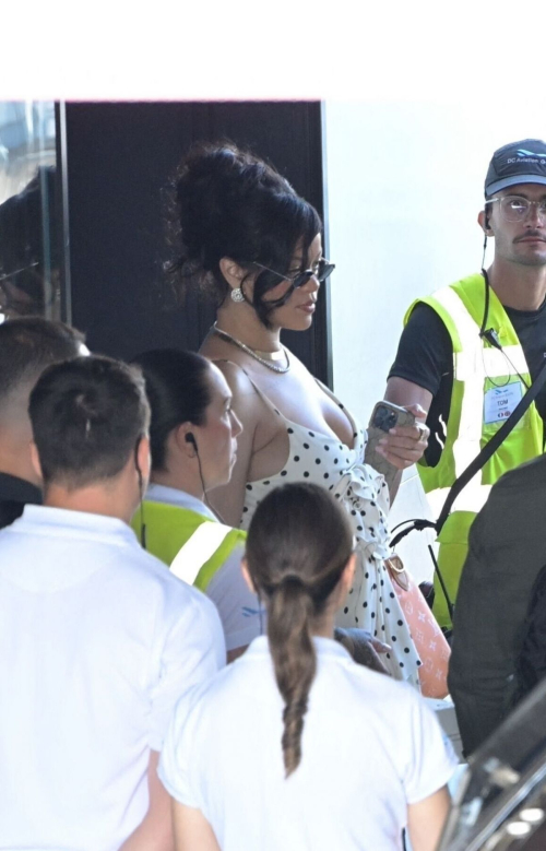 Rihanna Arrives at Nice Airport Cannes Festival, May 2025 2