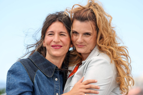 Romane Gueret and Lise Akoka at Ma Frere Photocall, May 2025 4