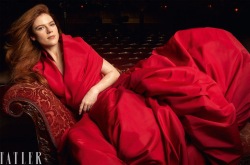 Rose Leslie for Tatler UK cover, July 2025 6