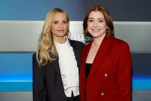 Sarah Michelle Gellar and Alyson Hannigan at SiriusXM, May 2025 1