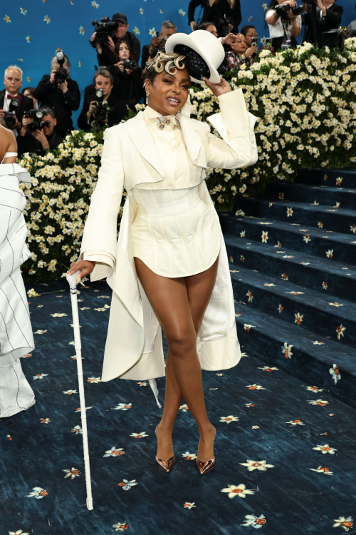 Taraji P. Henson at 2025 Met Gala Celebrating Superfine, May 2025 1