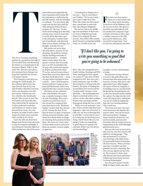 Tina Fey in The Hollywood Reporter, April 2025 6