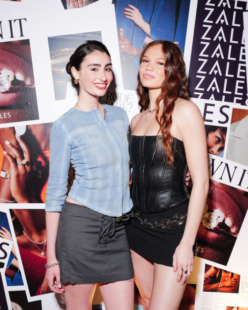 Vienna Skye and Izzy Jones at Zales Campaign Launch in NYC, April 2025 6