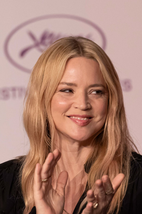 Virginie Efira at A Private Life Press Conference, May 2025