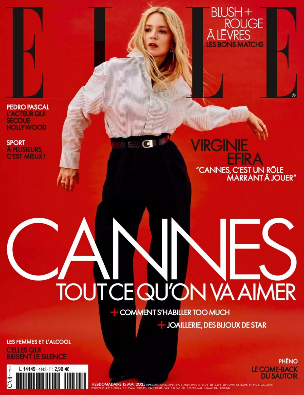 Virginie Efira in Elle France, May 2025