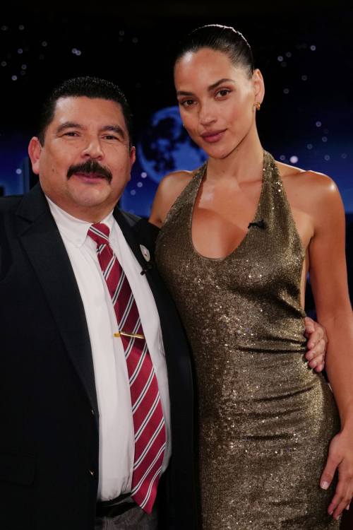 Adria Arjona at Jimmy Kimmel Live, June 2025 5