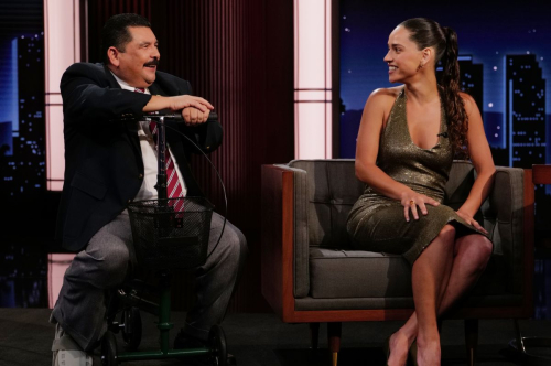 Adria Arjona at Jimmy Kimmel Live, June 2025 6
