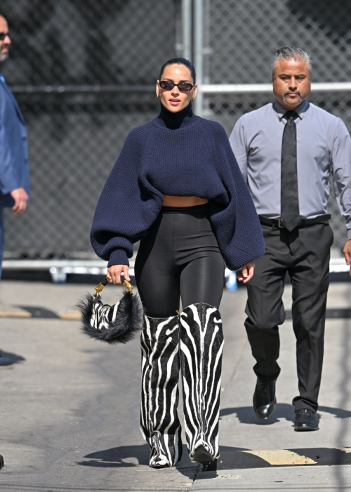 Adria Arjona at Jimmy Kimmel Live, June 2025 1