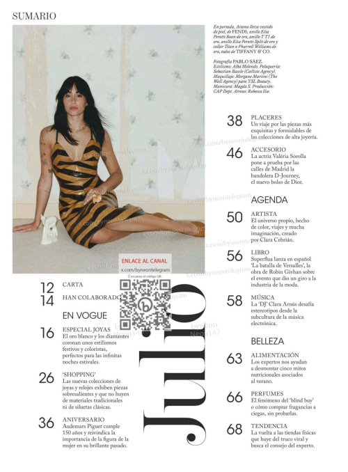 Aitana in Vogue Spain, July 2025 15