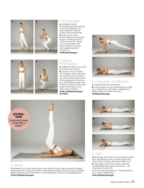 Alica Schmidt in Women’s Health Germany, April 2025 1