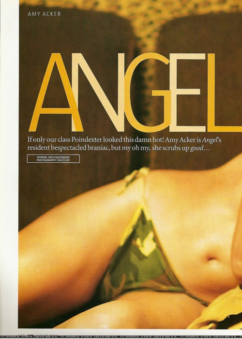 Amy Acker in FHM Magazine shoot, August 2003 1