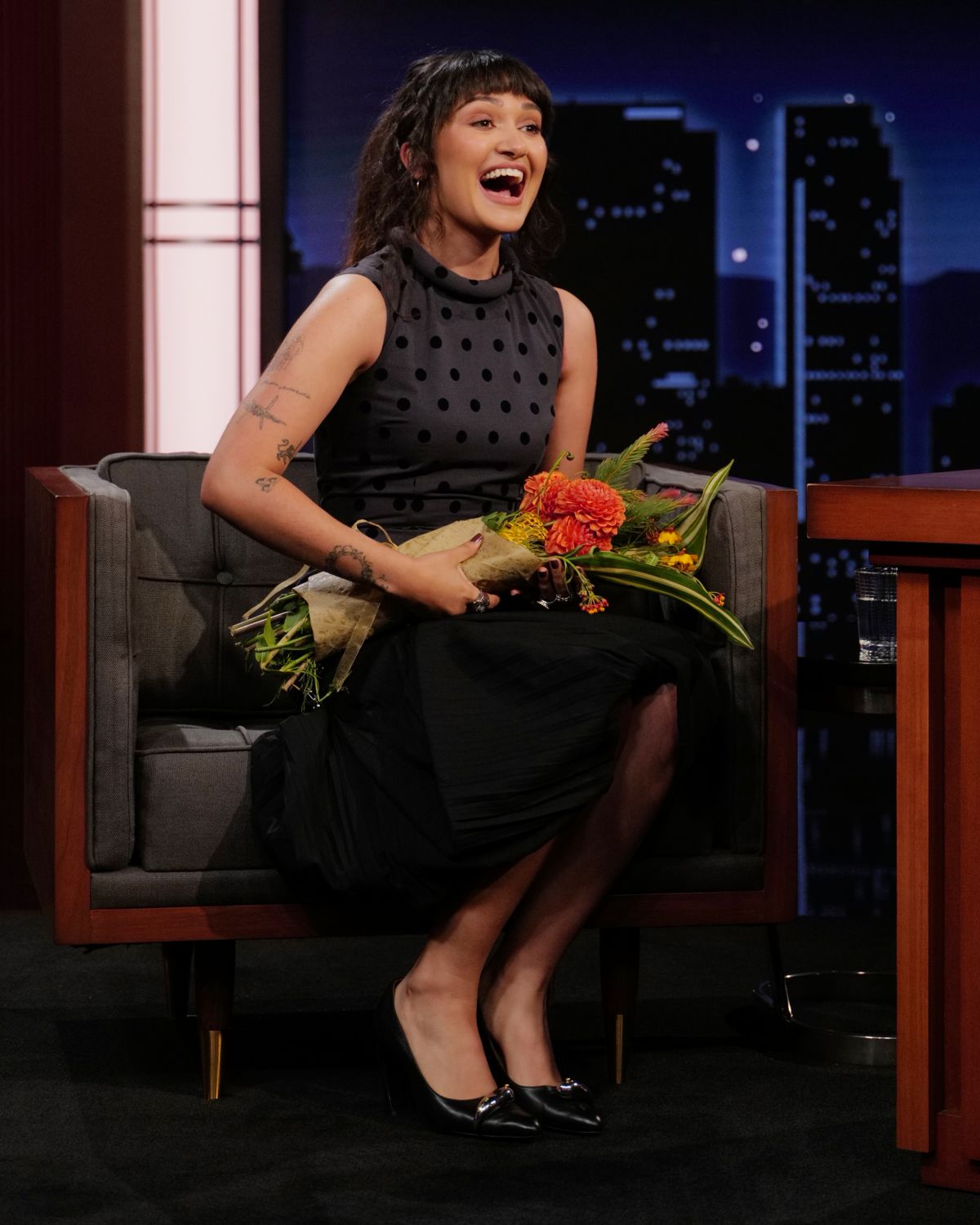 Ariela Barer at Jimmy Kimmel Live, June 2025