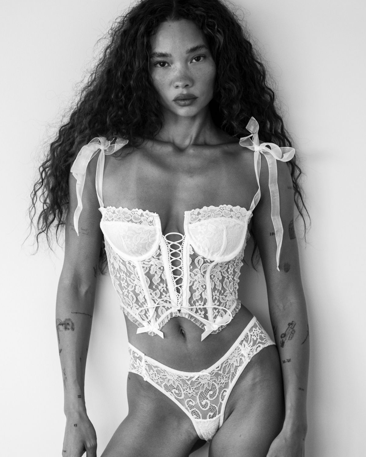 Ashley Moore Black and White Photoshoot, June 2025