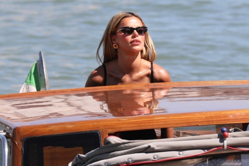 Brooks Nader Stuns in Black Dress in Venice, June 2025 3