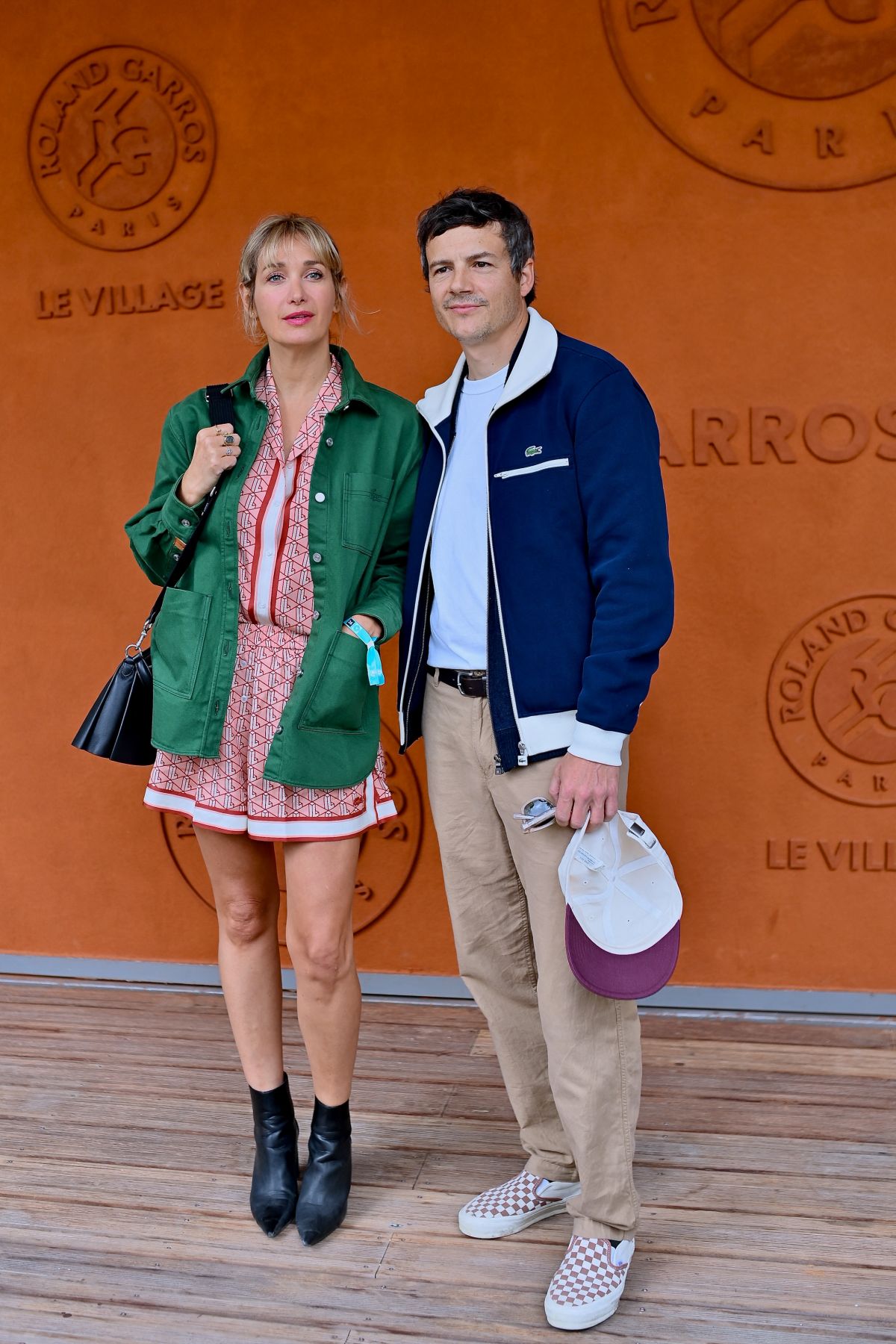 Caroline Anglade with Companion at Roland Garros 2025