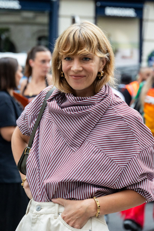 Celine Sallette at Ami Show Paris, June 2025