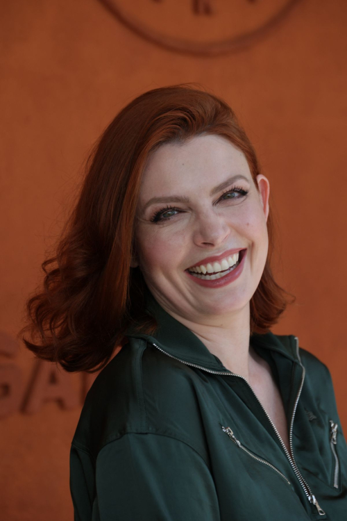 Elodie Frege Seen at French Open, May 2025 1