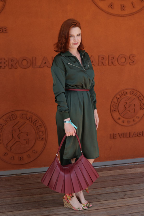 Elodie Frege Seen at French Open, May 2025 2