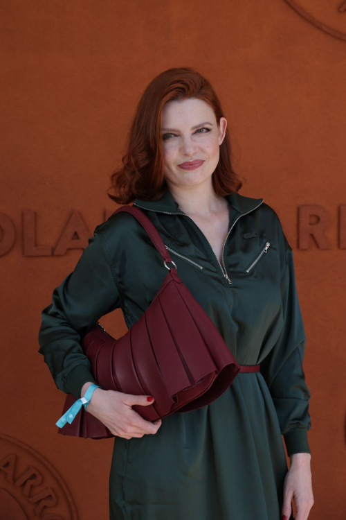 Elodie Frege Seen at French Open, May 2025 3