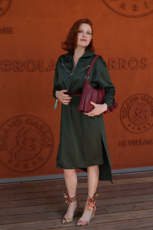 Elodie Frege Seen at French Open, May 2025 4