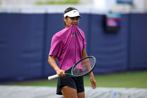 Emma Raducanu at Eastbourne Practice, June 2025 1
