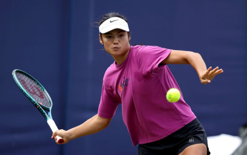 Emma Raducanu at Eastbourne Practice, June 2025 2