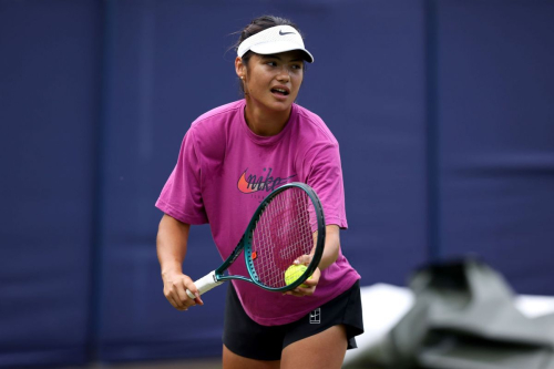 Emma Raducanu at Eastbourne Practice, June 2025 3