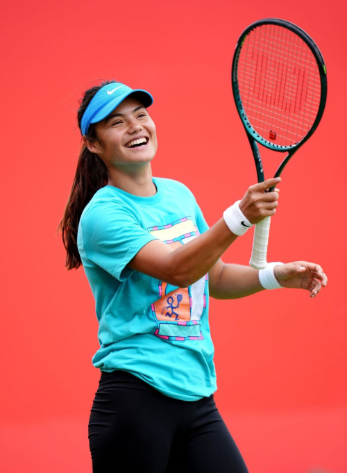 Emma Raducanu at HSBC Practice Session, June 2025 9