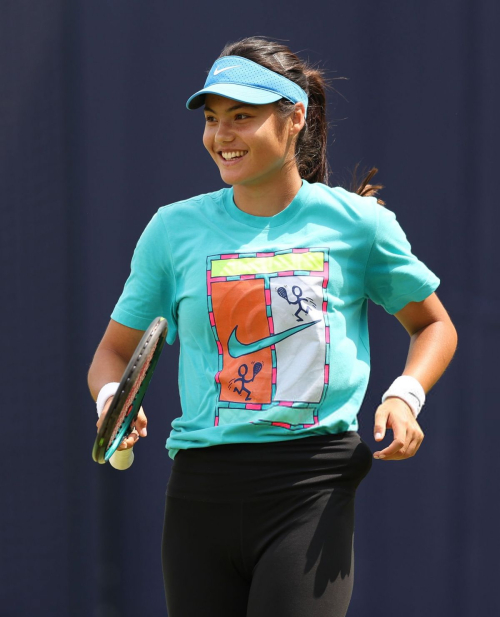 Emma Raducanu at HSBC Practice Session, June 2025 2