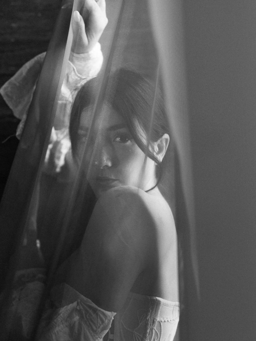 Erendira Ibarra black and white photoshoot, June 2025 2