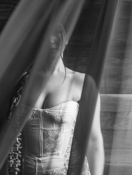 Erendira Ibarra black and white photoshoot, June 2025 3