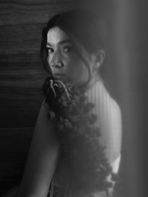 Erendira Ibarra black and white photoshoot, June 2025 4