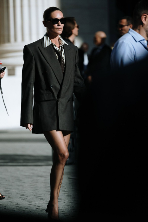 Frankie Rayder Erin Wasson at Saint Laurent, June 2025 1
