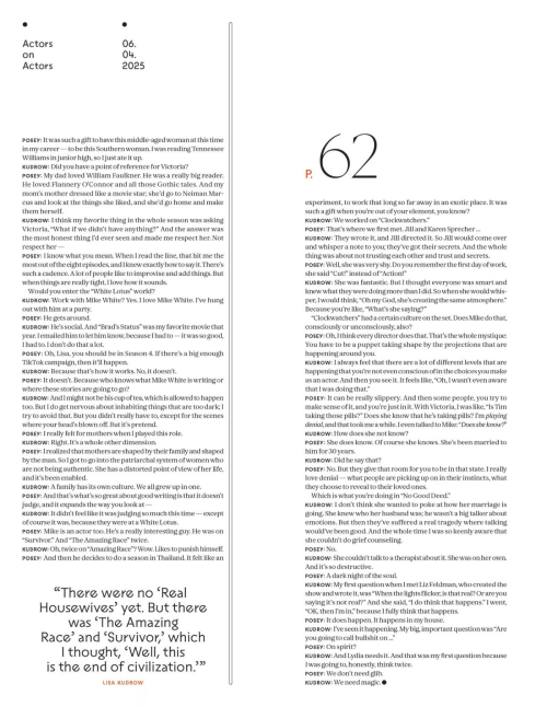 Lisa Kudrow Parker Posey in Variety TV Talk, June 2025 2