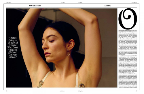 Lorde in Rolling Stone Magazine spread, June 2025 5