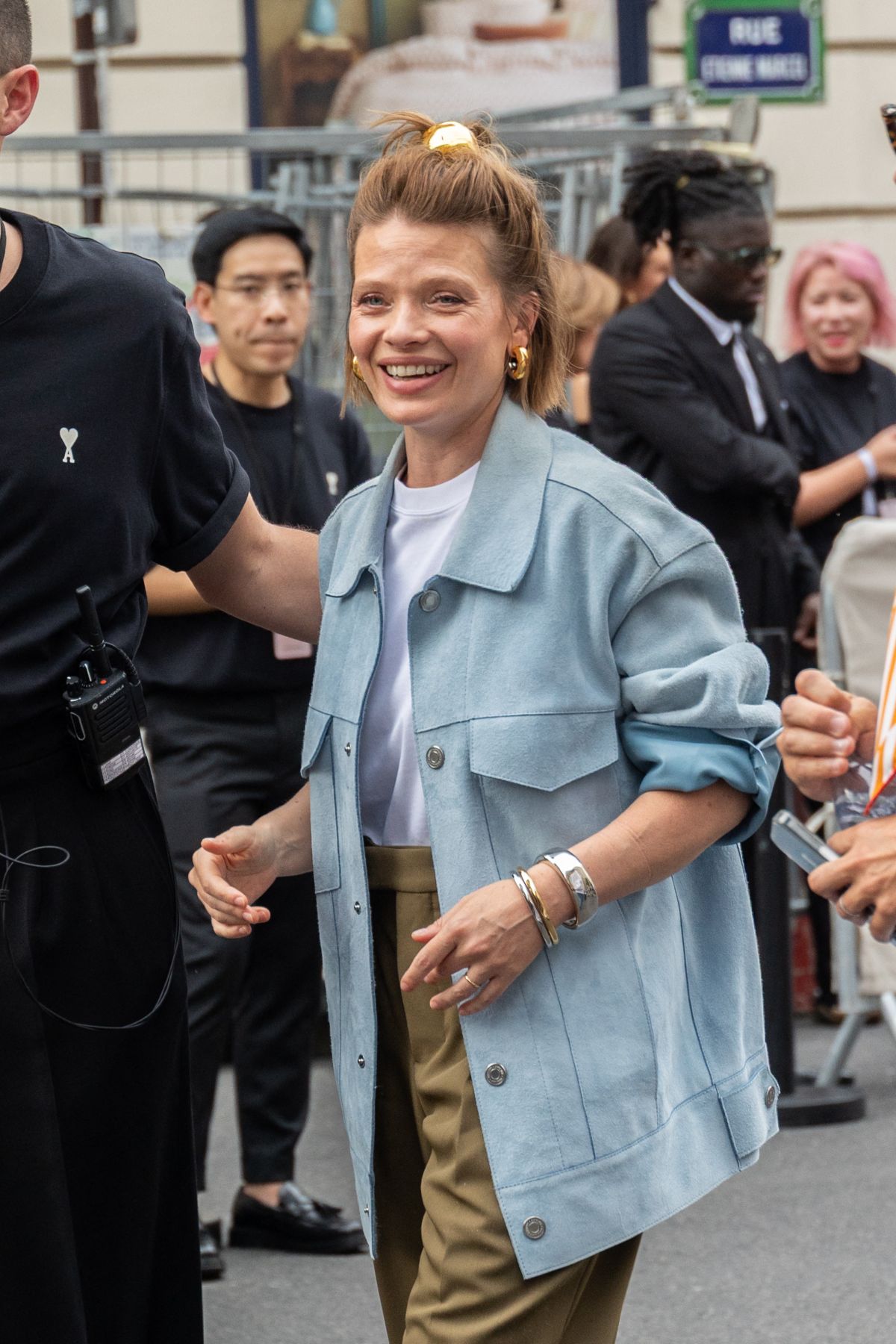 Melanie Thierry at Ami Show Paris, June 2025