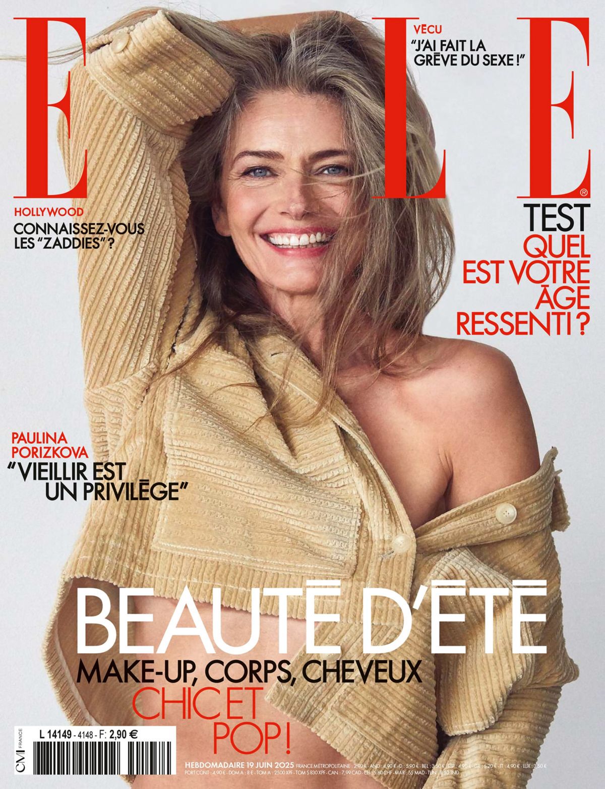 Paulina Porizkova in Elle France, June 2025