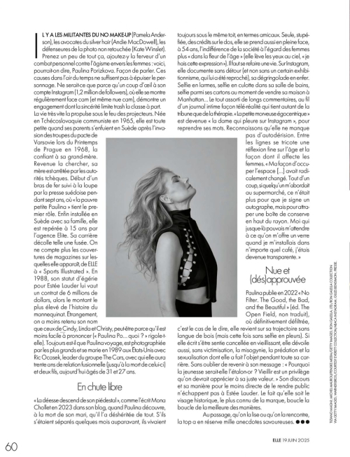 Paulina Porizkova in Elle France, June 2025 5