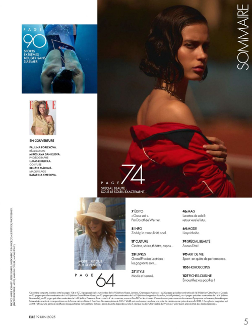 Paulina Porizkova in Elle France, June 2025 8