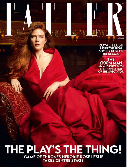 Rose Leslie in Tatler Mag, July 2025