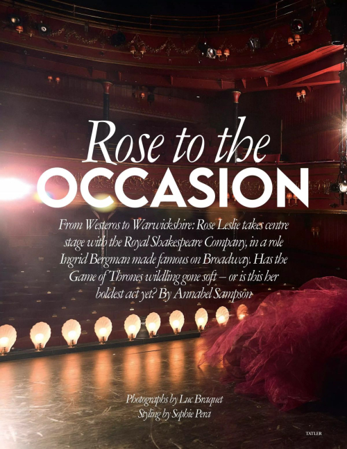 Rose Leslie in Tatler Mag, July 2025 1