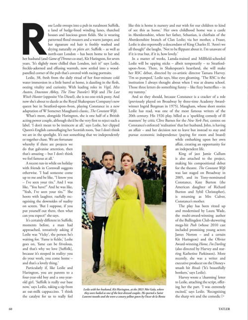 Rose Leslie in Tatler Mag, July 2025 3